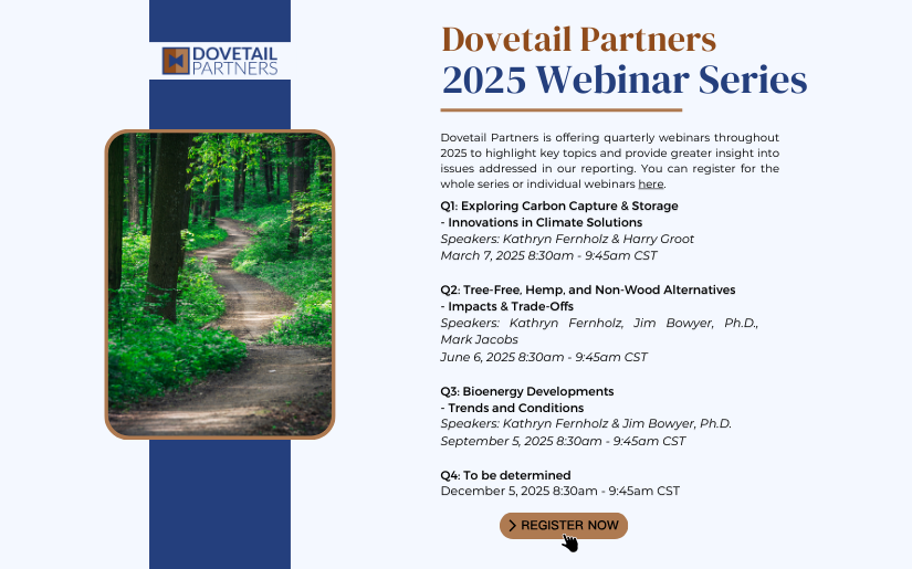 Dovetail Partners 2025 Webinar Series